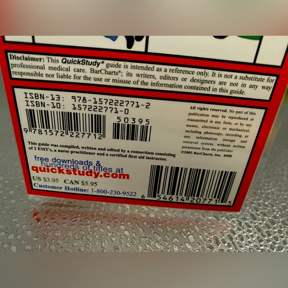 “First Aid” Laminated Reference Guide - Picture 4 of 4